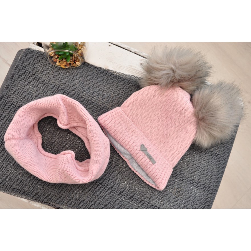 Pudrowy komplet zimowy 