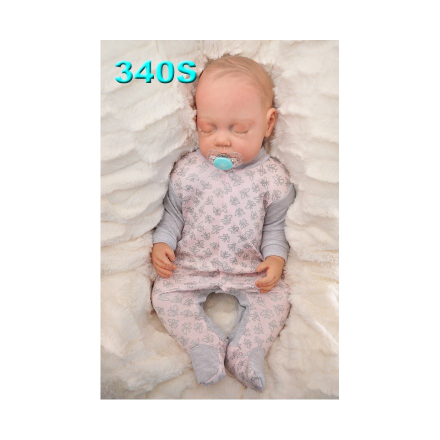 Pajac pajacyk bawełniany szaro-różowy w motyle brokat wzór 340S