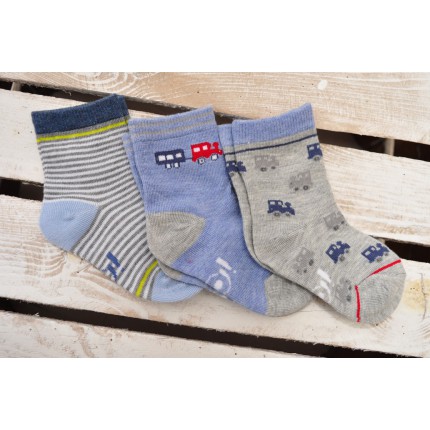 3 pary SKARPETKI dla chłopca wzór CH8