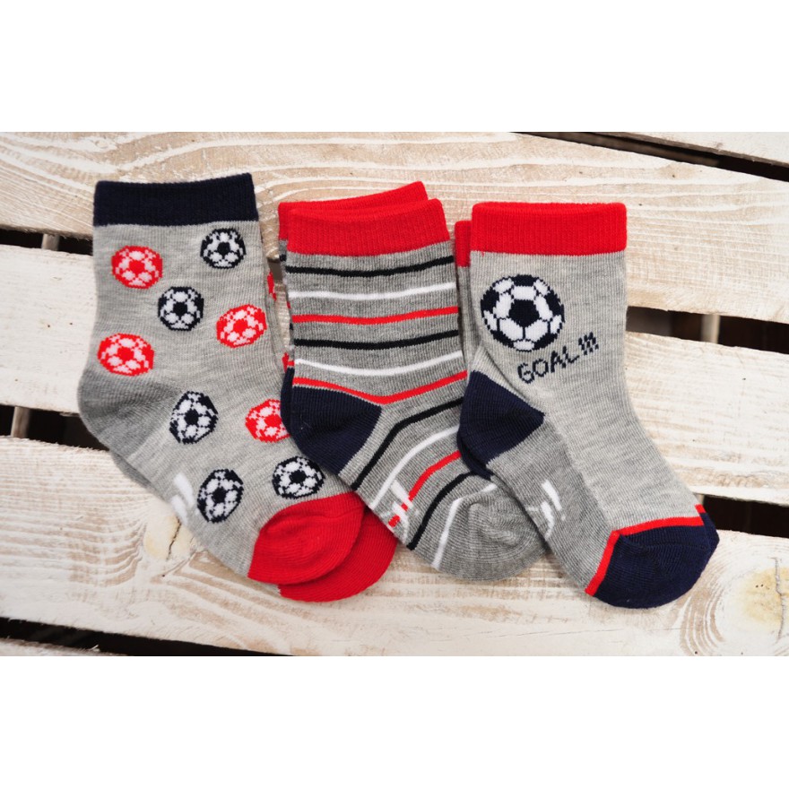 3 pary SKARPETKI dla chłopca wzór CH9