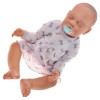 Biało BODY SUKIENKA niemowlęca w kokardki wzór 348S