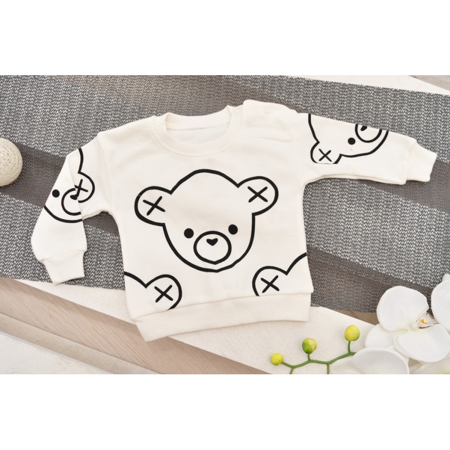 Granatowy bezrękawnik z bluzką i spodniami r. 6-18msc