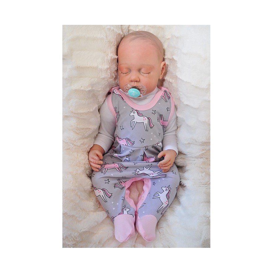 Dziewczęce ŚPIOCHY rozpinane w kroku, w jednorożce wzór 316R