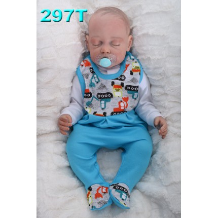 ŚPIOCHY ŚPIOSZKI bawełniane r.50 WCZEŚNIAK wzór 297T