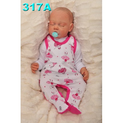 ŚPIOCHY rozpinane w kroku, białe w baletnice r.50 WCZEŚNIAK wzór 317A