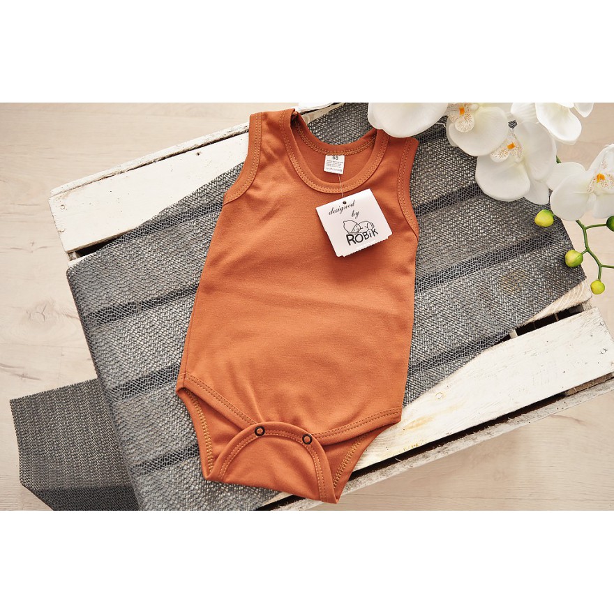 Brązowe body na ramiączka LATO