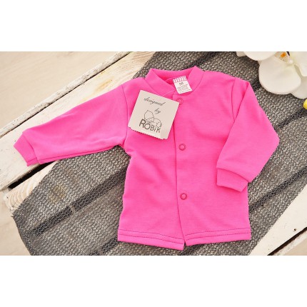 Amarantowy KAFTANIK koszulka bawełniana