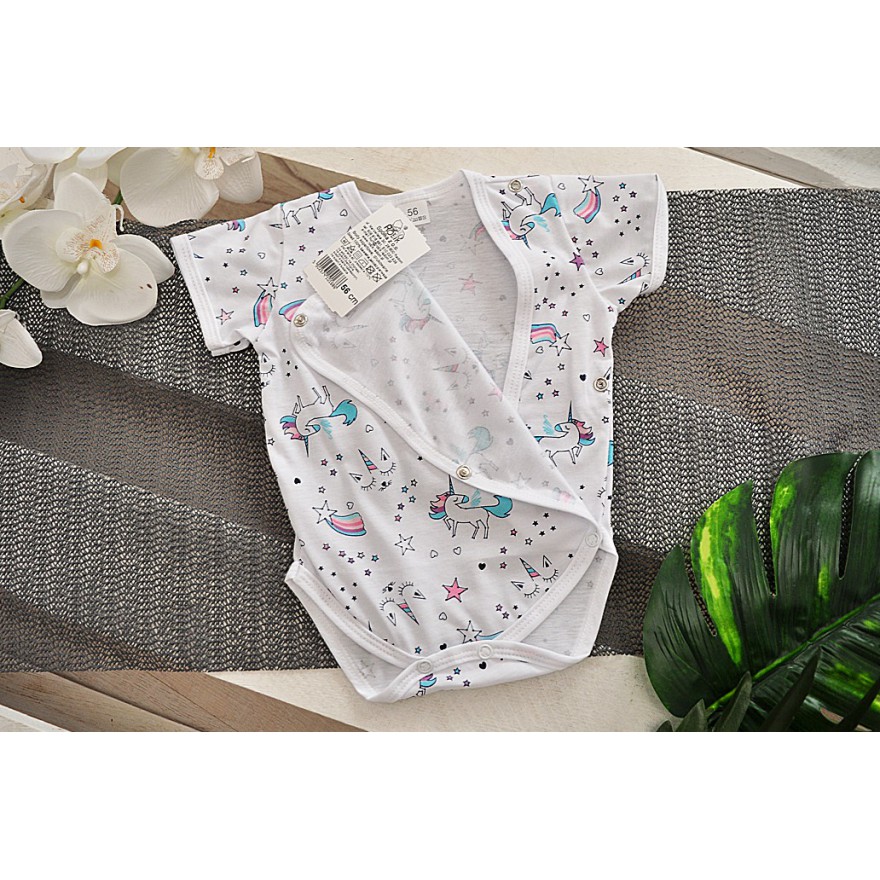 BODY kopertowe w jednorożce krótki rękaw