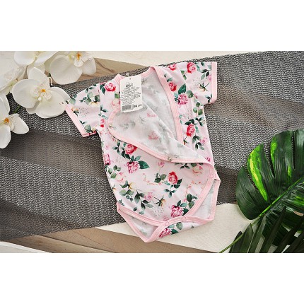 BODY kopertowe w kwiaty krótki rękaw