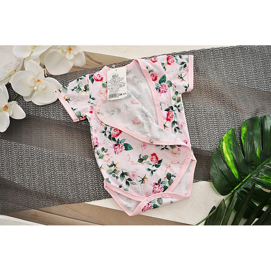 BODY kopertowe w kwiaty krótki rękaw