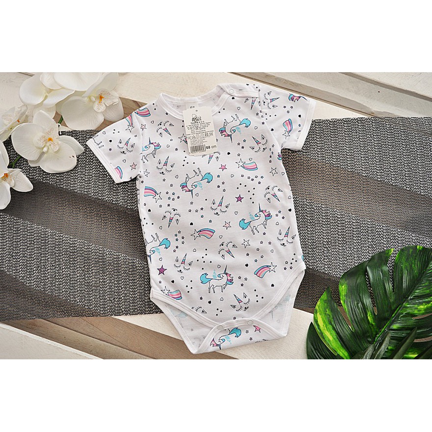 BODY w jednorożce krótki rękaw LATO