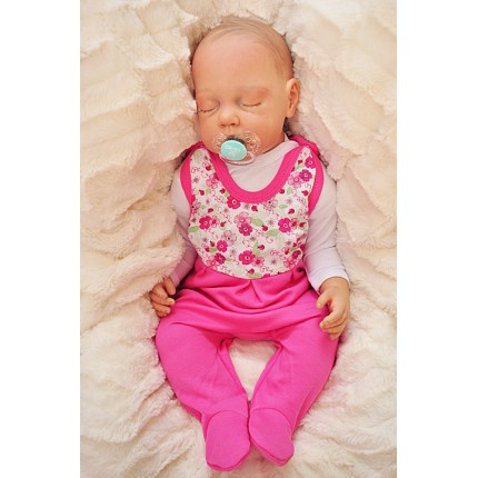 ŚPIOCHY ŚPIOSZKI bawełniane, amarantowe w kwiaty wzór 360A