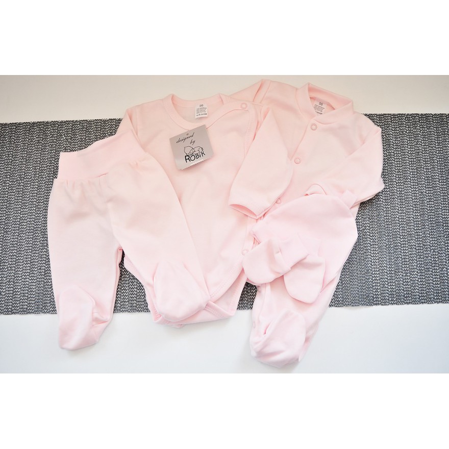 Różowa WYPRAWKA dla wcześniaka do szpitala 5 części