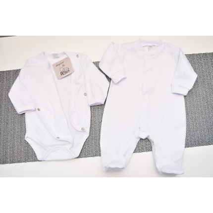 Biała WYPRAWKA dla wcześniaka do szpitala 5 części