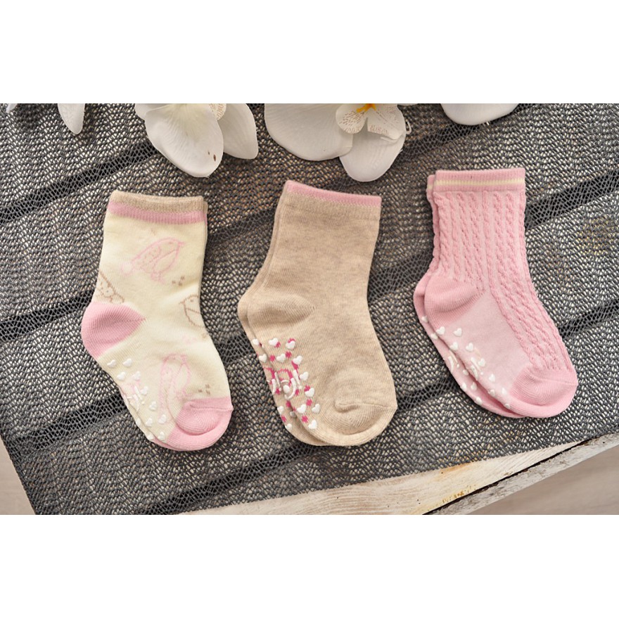 3 pary SKARPETKI ANTYPOŚLIZGOWE ABS wzór D25