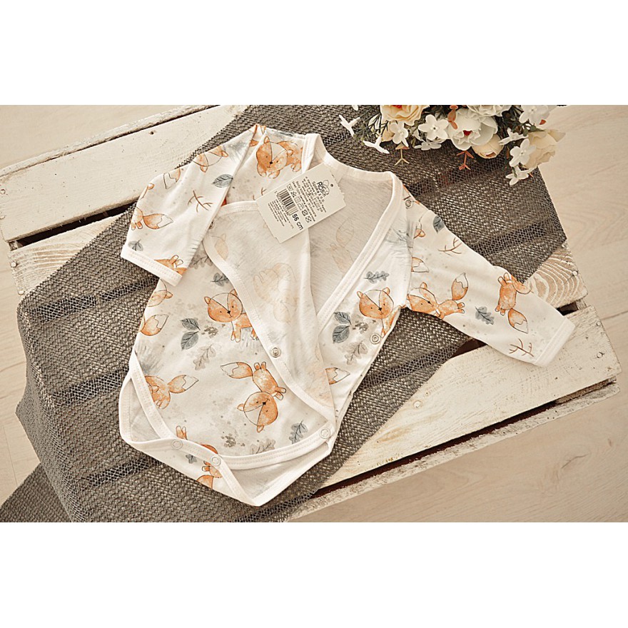 BODY kopertowe w liski długi rękaw