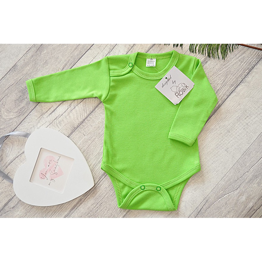 Trawiaste BODY z długim rękawem