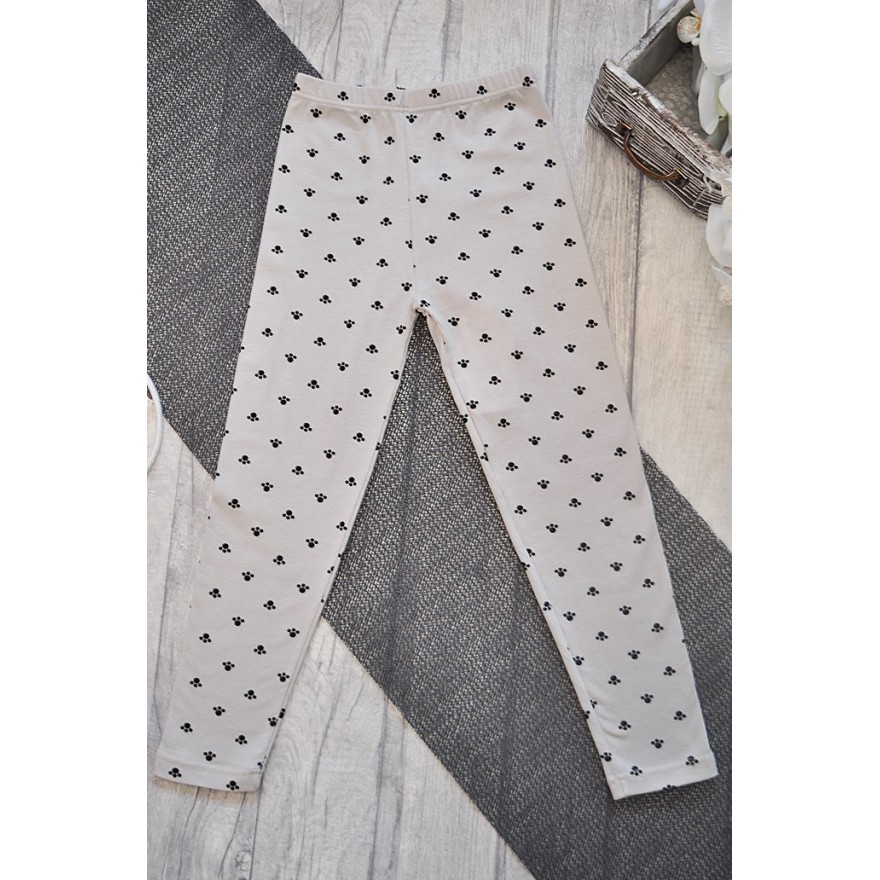 Szare LEGGINSY w łapki GETRY