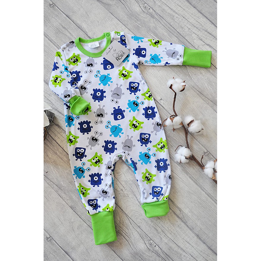 Pajac bez stópek RAMPERS w ufoludki pajacyk rosnący wz. 217TR