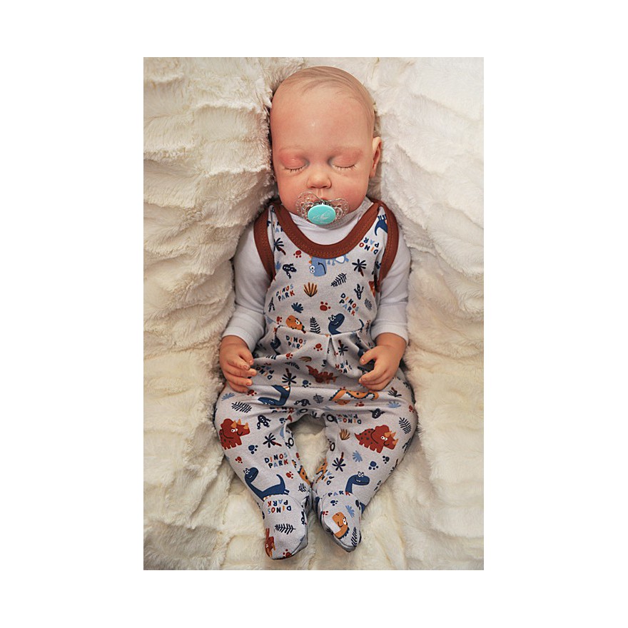 ŚPIOCHY rozpinane w kroku, r. 50 WCZEŚNIAK w dinozaury wzór 215BR