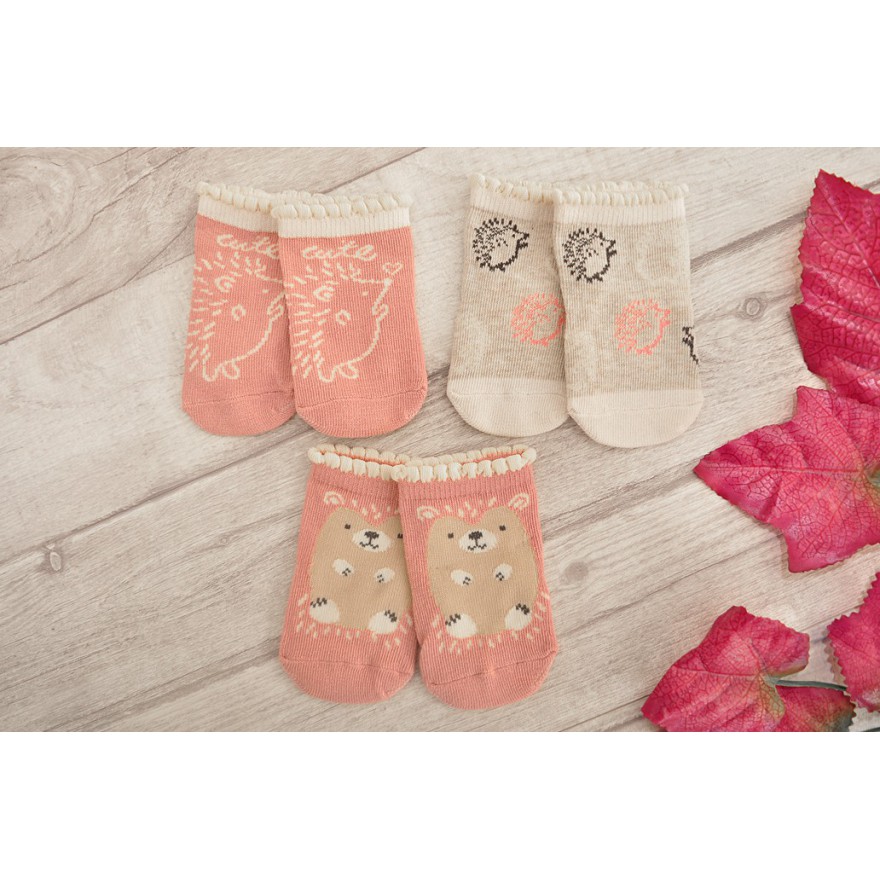 3 pary SKARPETKI bawełniane Girl wzór D29