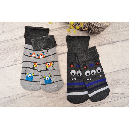 2 pary SKARPETKI chłopięce FROTTE zestaw 7