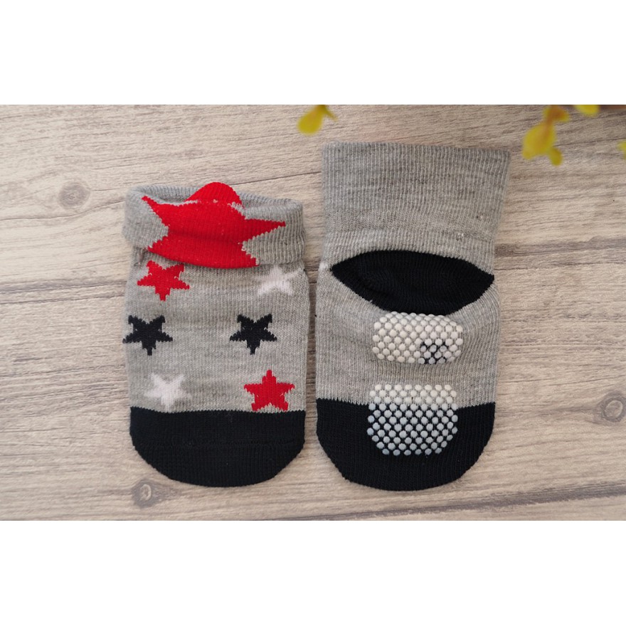 2 pary SKARPETKI chłopięce ANTYPOŚLIZGOWE ABS wzór 1