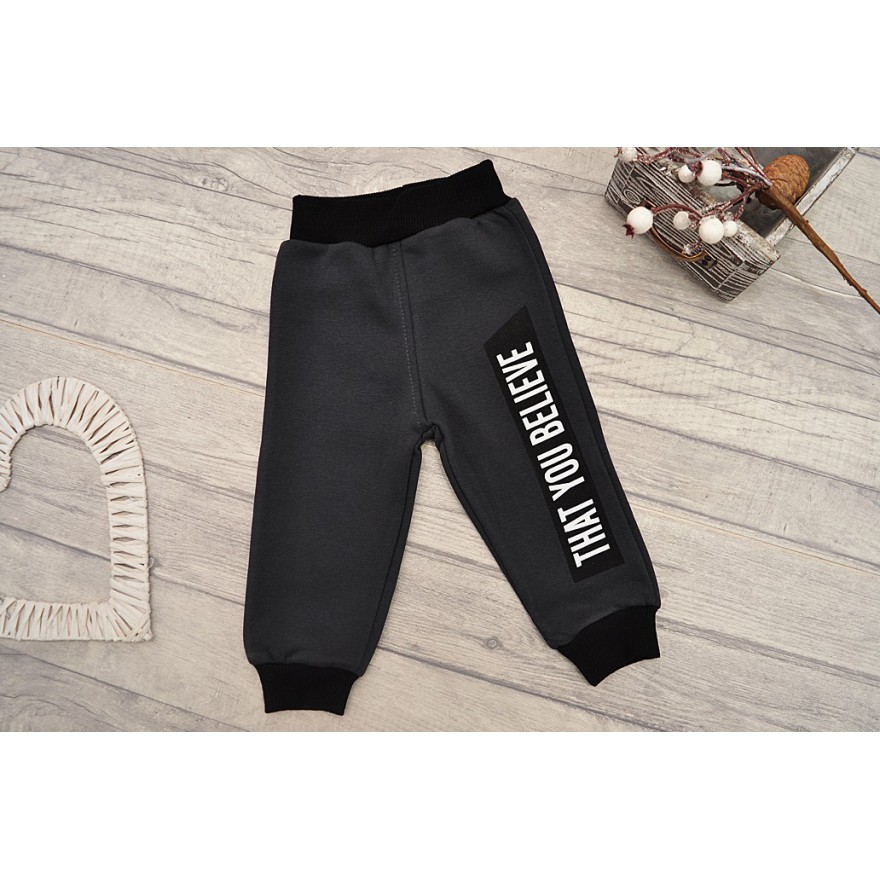 Dres ocieplany WAR FOR THOUGHT musztardowa bluza, grafitowe spodnie, komplet