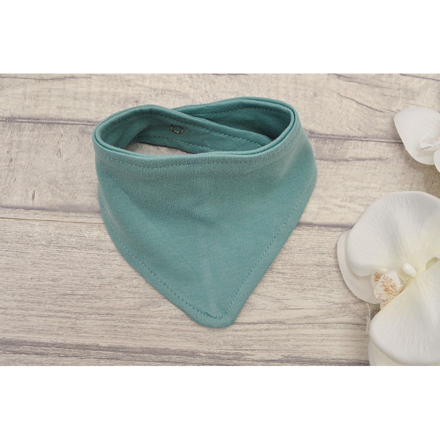 Miętowo-biały DRES ze słoniem, bluza, spodnie, apaszka komplet 3cz.