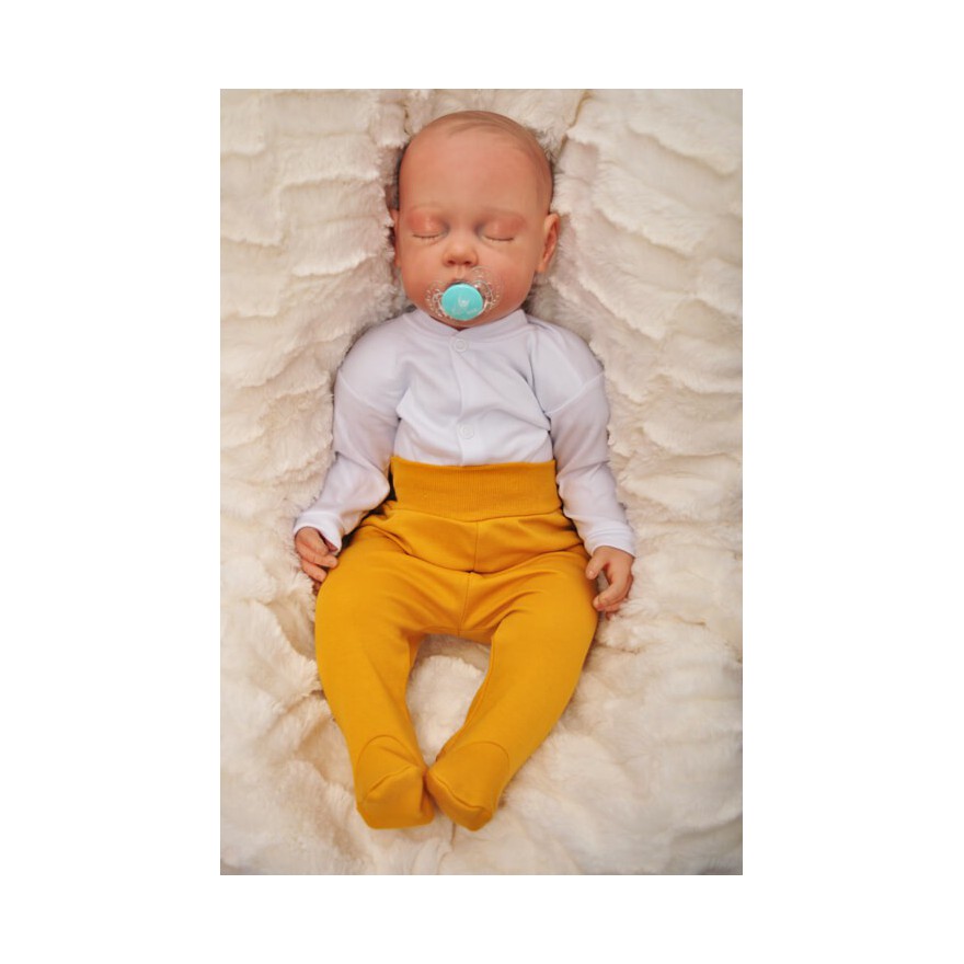 Musztardowe PÓŁŚPIOCHY bezuciskowe