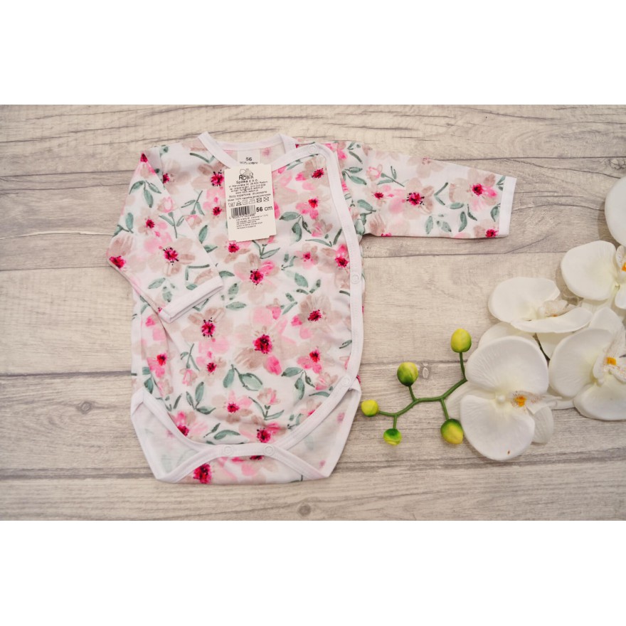 BODY kopertowe Kwiaty delikatne z amarantem wz.404