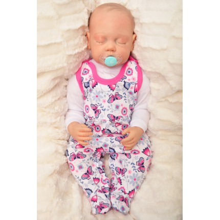 ŚPIOCHY rozpinane w kroku amarantowe w motyle wzór 330A WCZEŚNIAK