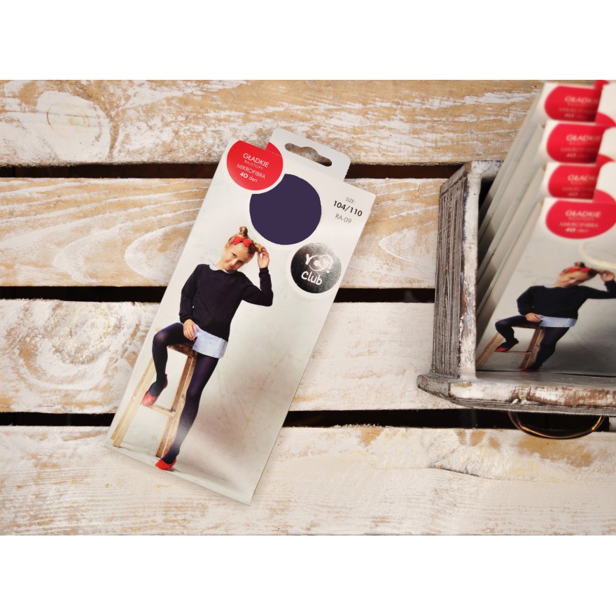 Granatowe RAJSTOPY MIKROFIBRA 40 DEN YO!