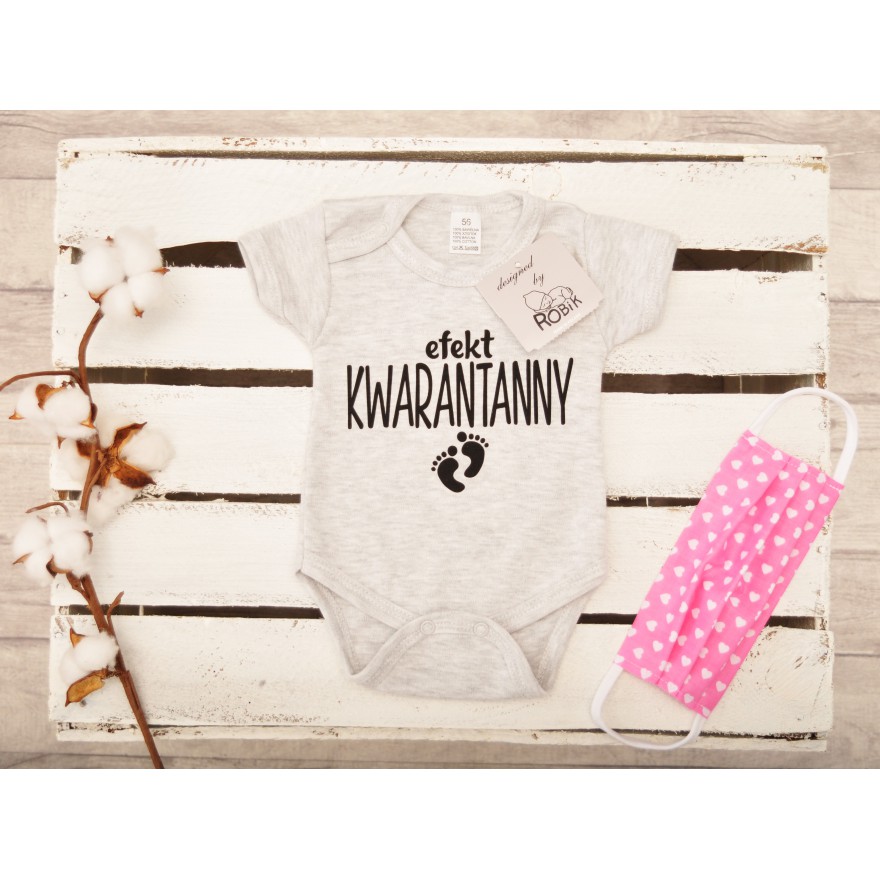 BODY szare EFEKT KWARANTANNY krótki rękaw