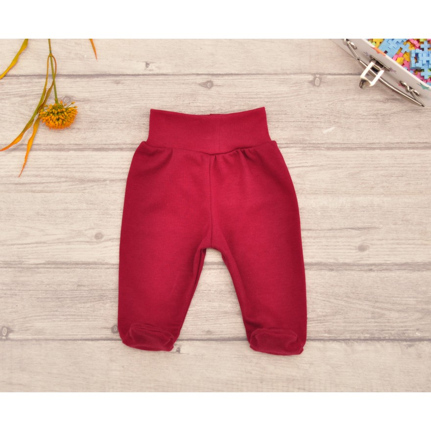 Bordowe PÓŁŚPIOCHY bezuciskowe bawełniane święta