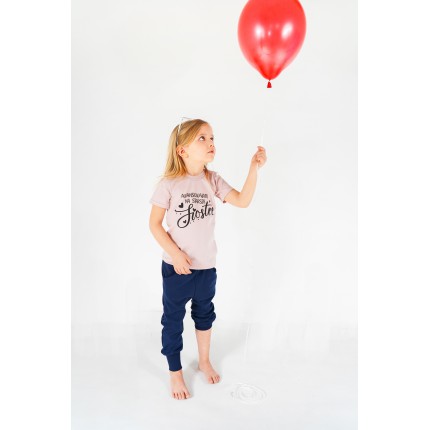 KOSZULKA różowa T-SHIRT AWANSOWAŁAM NA STARSZĄ SIOSTRĘ