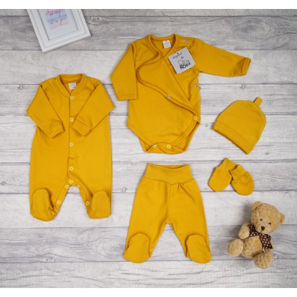 Musztardowa WYPRAWKA dla wcześniaka do szpitala 5 części