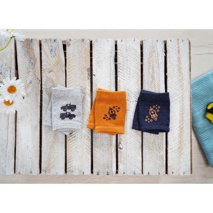 Granatowe NAKOLANNIKI z ABS rakieta DO RACZKOWANIA rozmiar uniwersalny