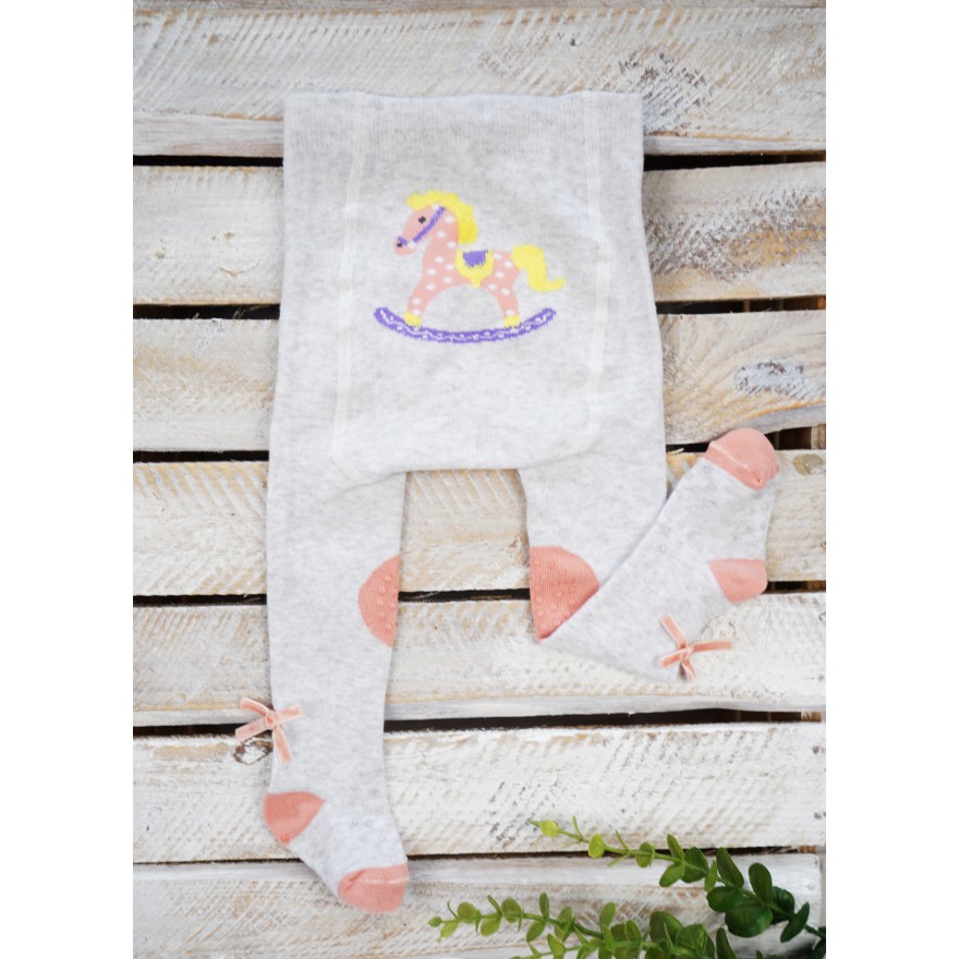 RAJSTOPY do RACZKOWANIA 3d szare z konikiem POTRÓJNY ABS! wzór 460