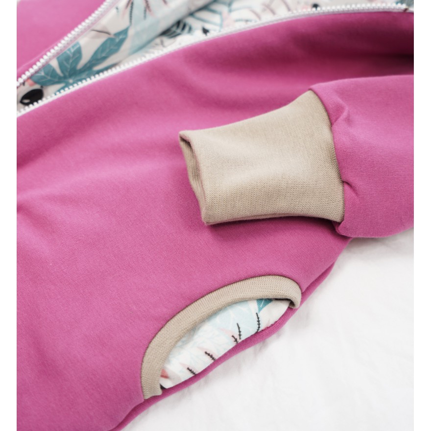 Wrzosowy KOMBINEZON ocieplany KOALA rosnący dresowy