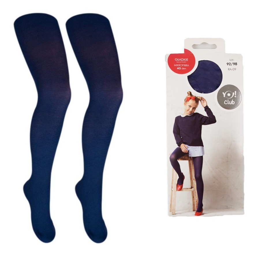 Granatowe RAJSTOPY MIKROFIBRA 40 DEN YO!