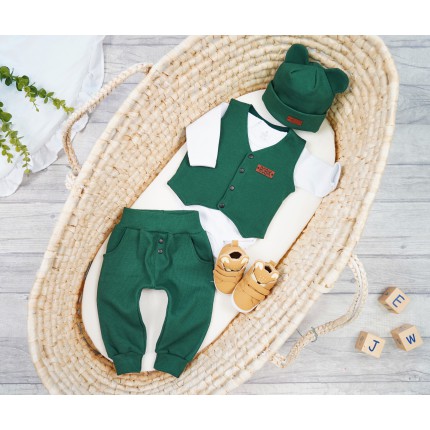 Komplet 2cz butelkowy kamizelka + spodnie Gentleman