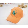 CZAPKA Z DASZKIEM pomarańczowa DINO bejsbolówka