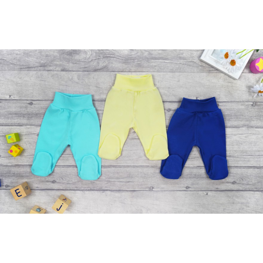 3pak PÓŁŚPIOCHY bezuciskowe żółty lazur chabrowy