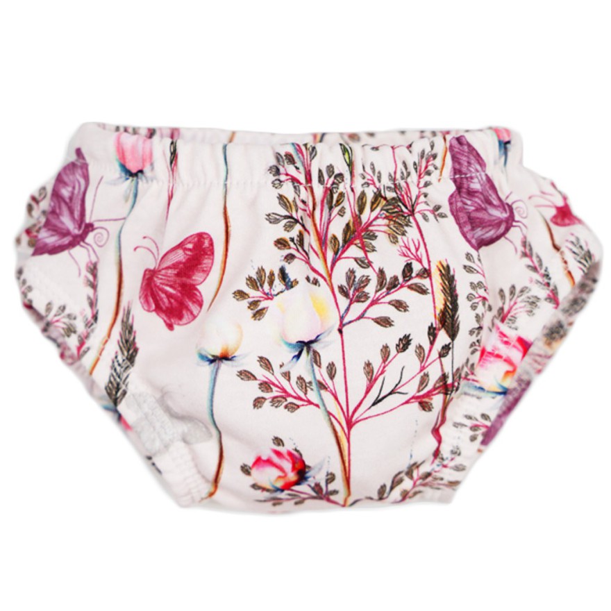 BLOOMERSY dziewczęce MAJTKI kolorowe w kwiaty z falbankami