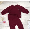 Bordowy komplet DRES dziewczęcy bluza i spodnie