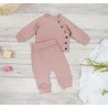Brudny róż komplet DRES dziewczęcy bluza i spodnie