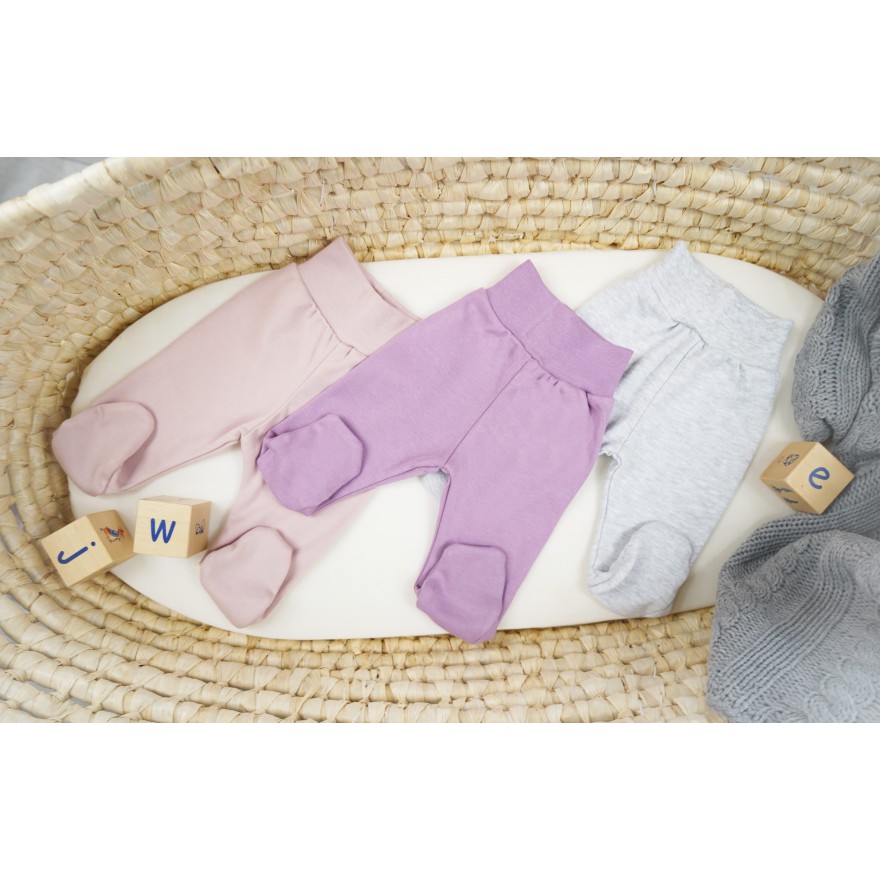 3pak PÓŁŚPIOCHY bezuciskowe szary wrzosowy różowy