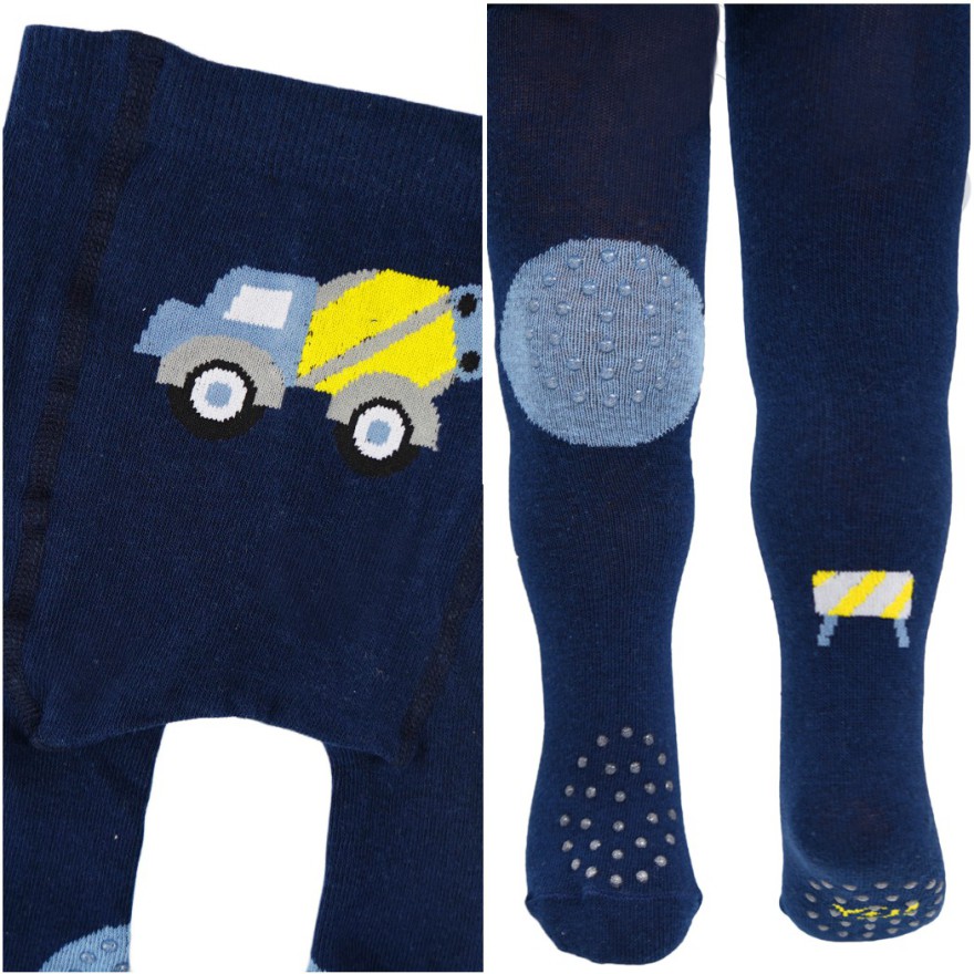 RAJSTOPY do RACZKOWANIA granatowe betoniarka POTRÓJNY ABS! wzór 553