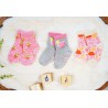 3 PAK SKARPETKI z ABS LODY skarpety dziewczęce D-49